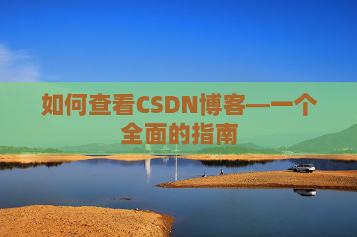 如何查看CSDN博客—一个全面的指南
